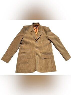 Syllables System Men’s Blazer Jacket Medium Pinstripe (VG)